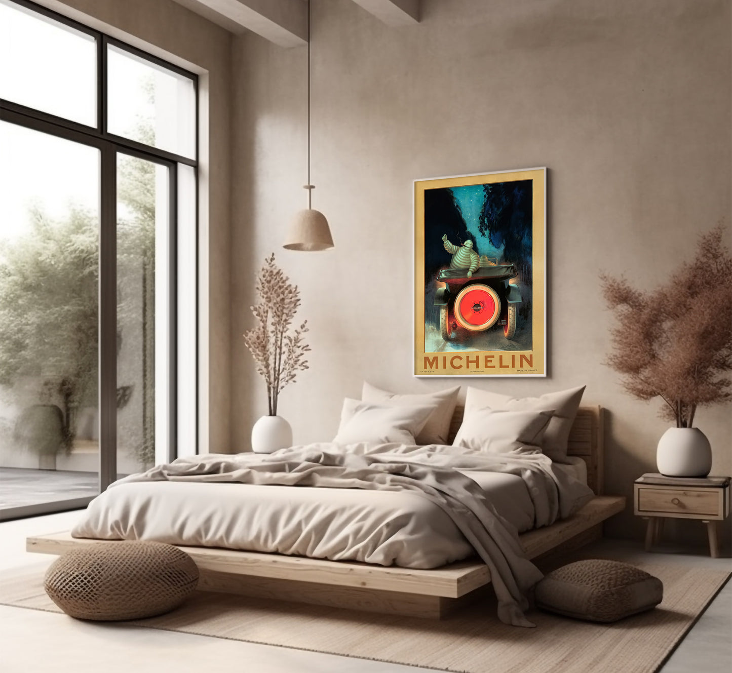 Michelin Man Poster: Italian Vintage Automotive Art Print